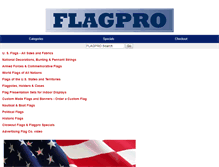 Tablet Screenshot of flagpro.com